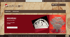 Desktop Screenshot of dentellesurbois.com